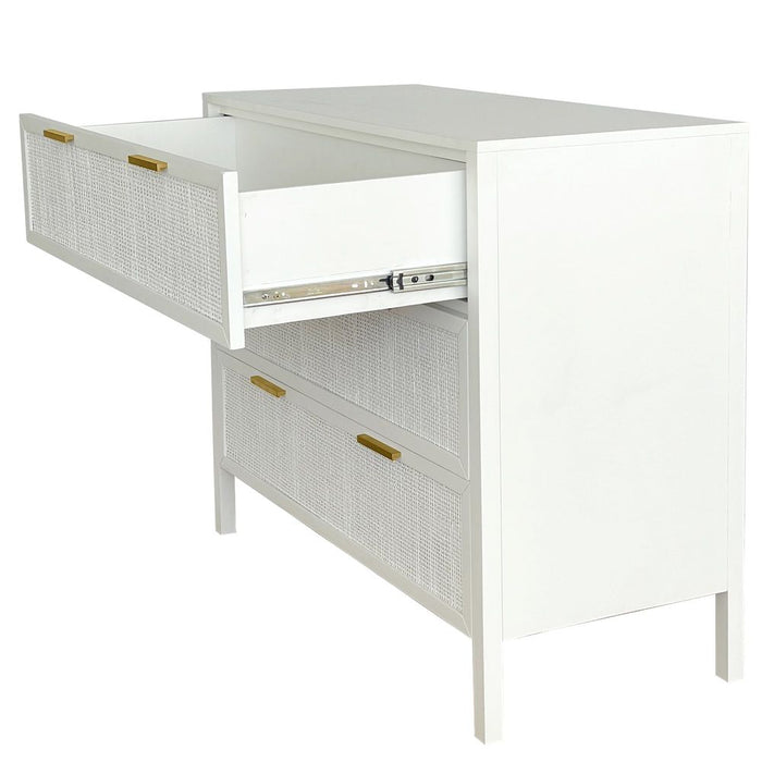 Santorini Hamptons 3 Drawer White - OWUT0019W