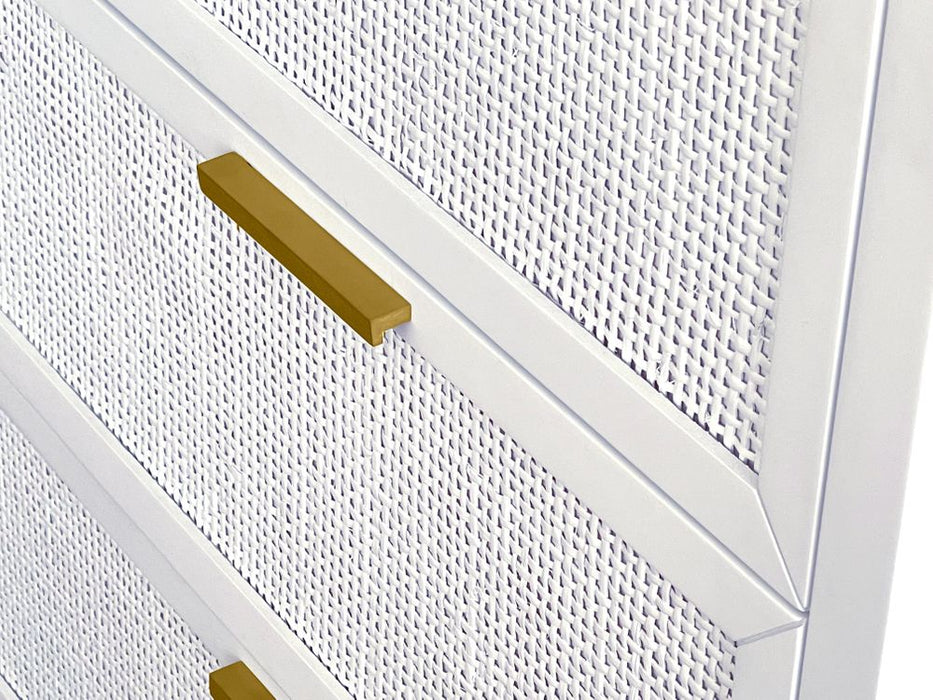 Santorini Hamptons 3 Drawer White - OWUT0019W