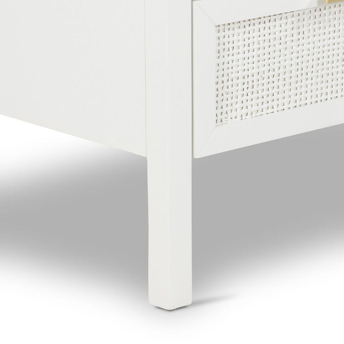 Santorini Bedside 3 Drawers White - OWUT0021W