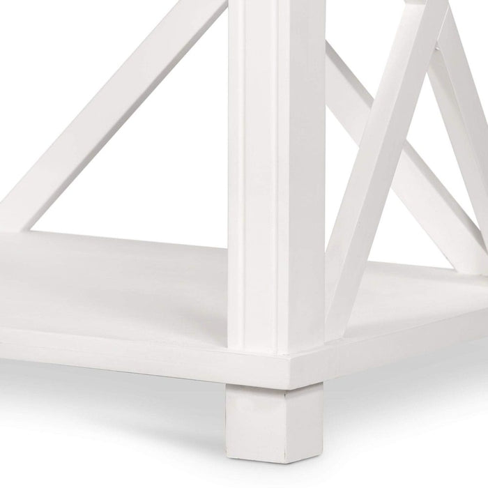West Beach 3 Drawer Hamptons Console Table White - OWWB1010