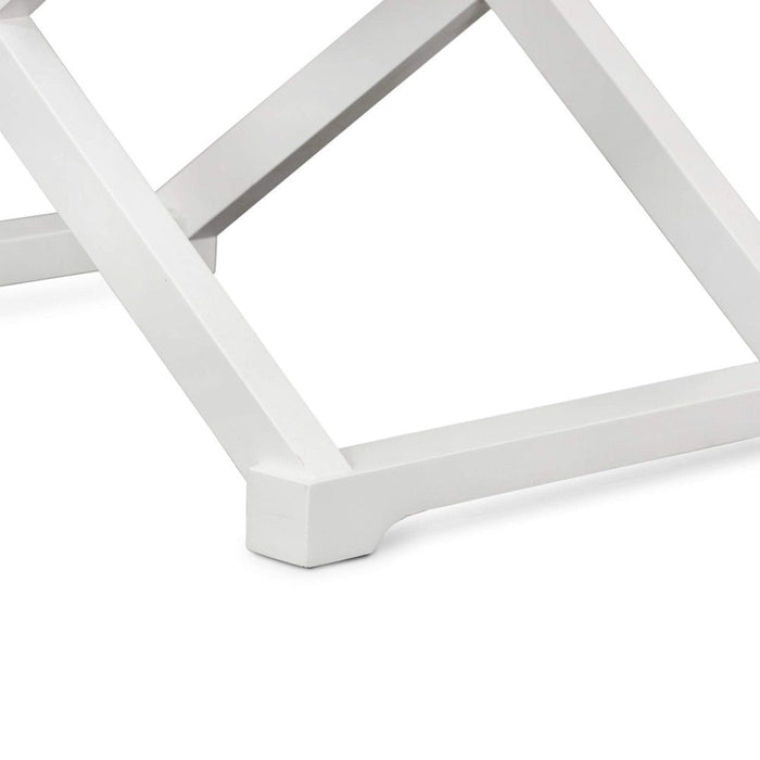 West Beach Hamptons Side Table With Drawer White - OWWB1015
