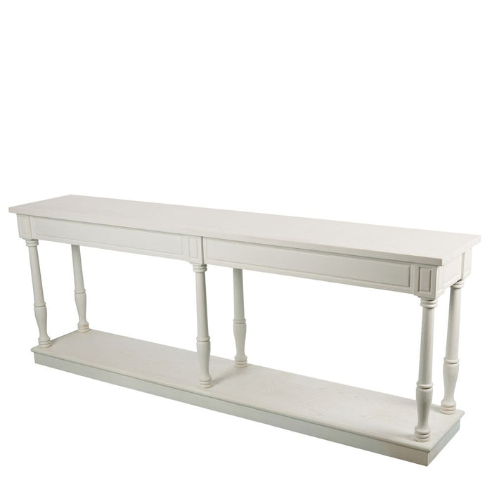 Luxe Old Elm Console Table White - FUR408WH