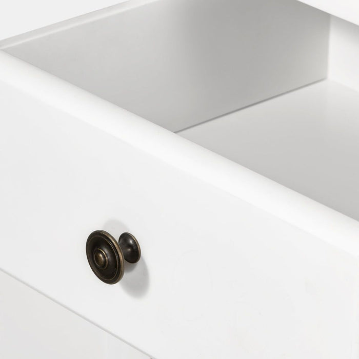 Sorrento 4 Door Hamptons Buffet White - OWFV0022