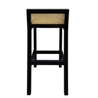 Amalfi Elm Wood Bar Stool Black - OWFX0024