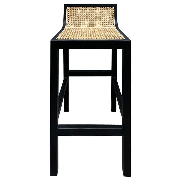 Amalfi Elm Wood Bar Stool Black - OWFX0024