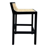 Amalfi Elm Wood Bar Stool Black - OWFX0024