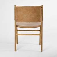 Marvin Dining Chair Toffee Leather Brown - MRDFUR0086