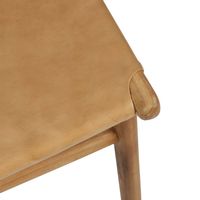 Marvin Dining Chair Toffee Leather Brown - MRDFUR0086