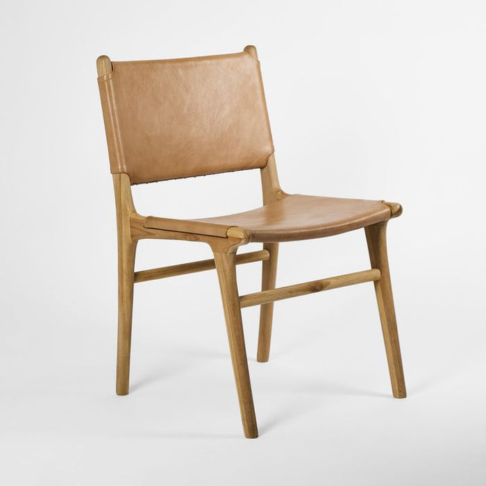 Marvin Dining Chair Toffee Leather Brown - MRDFUR0086