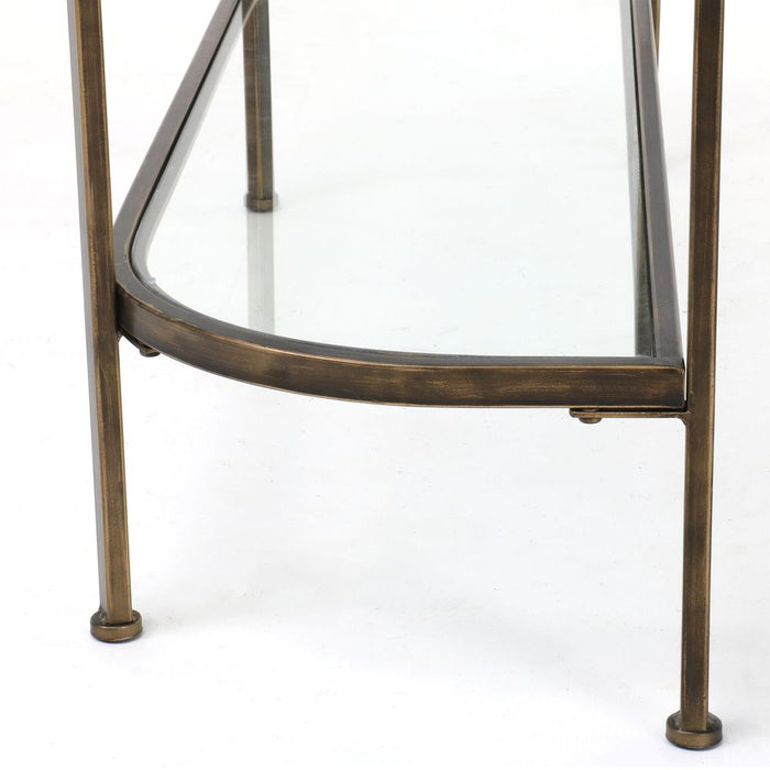 Palladium Console Table Brass - OWMF0052
