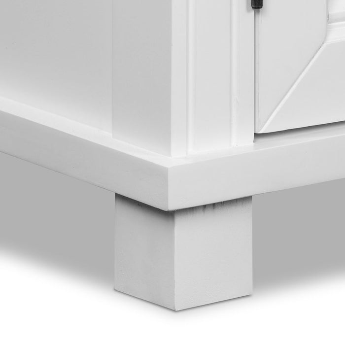 West Beach Hamptons Large Media Unit White - OWWB1030L