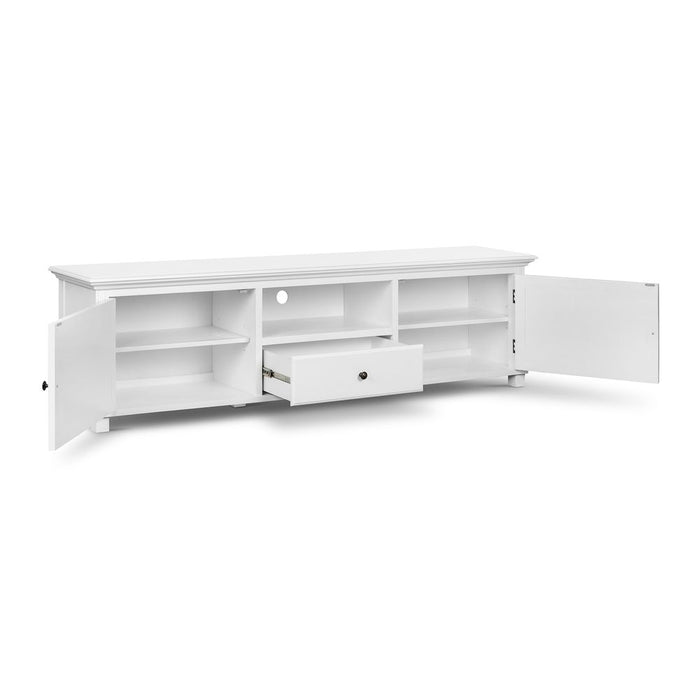 West Beach Hamptons Large Media Unit White - OWWB1030L