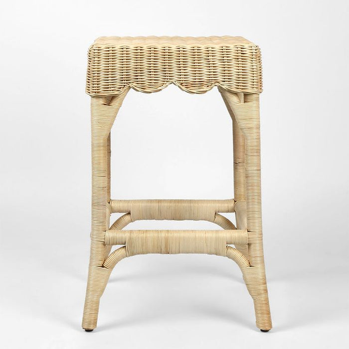 Belle Rattan Outdoor Under Cover Counter Stool Natural - FUR0067NA