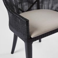 Charlotte Dining Chair Black - OWPAN02