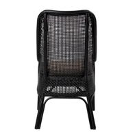 Victoria Hamptons Rattan Dining Chair Black - OWPAN06