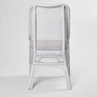 Victoria Hamptons Rattan Dining Chair White - OWPAN07