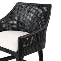 Charlotte Counter Stool Black - OWPAN09