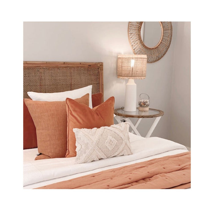 Cayman Rattan Hamptons Bedhead King Natural - OWEJ0008K