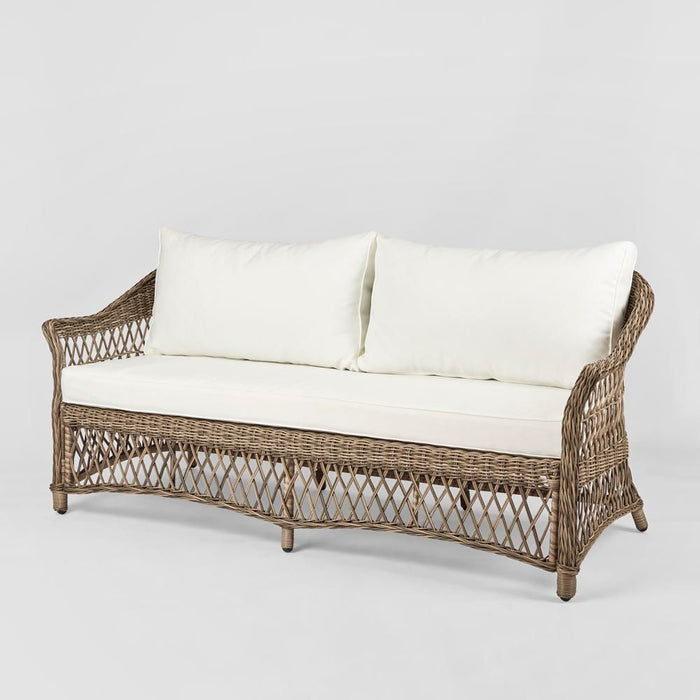 Marco Outdoor Synthetic 3 Piece Lounge Set Natural - FUR550NAT