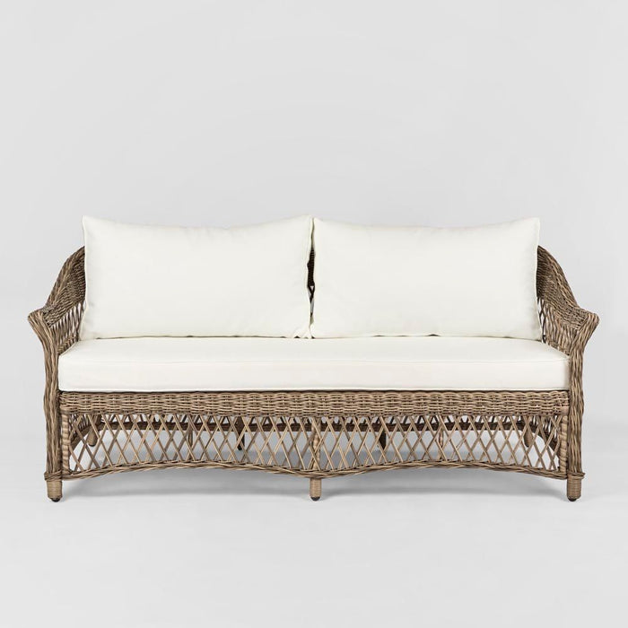 Marco Outdoor Synthetic 3 Piece Lounge Set Natural - FUR550NAT