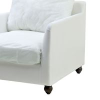 Noosa Hamptons Armchair Cushion Inserts White - OWFL0226-1