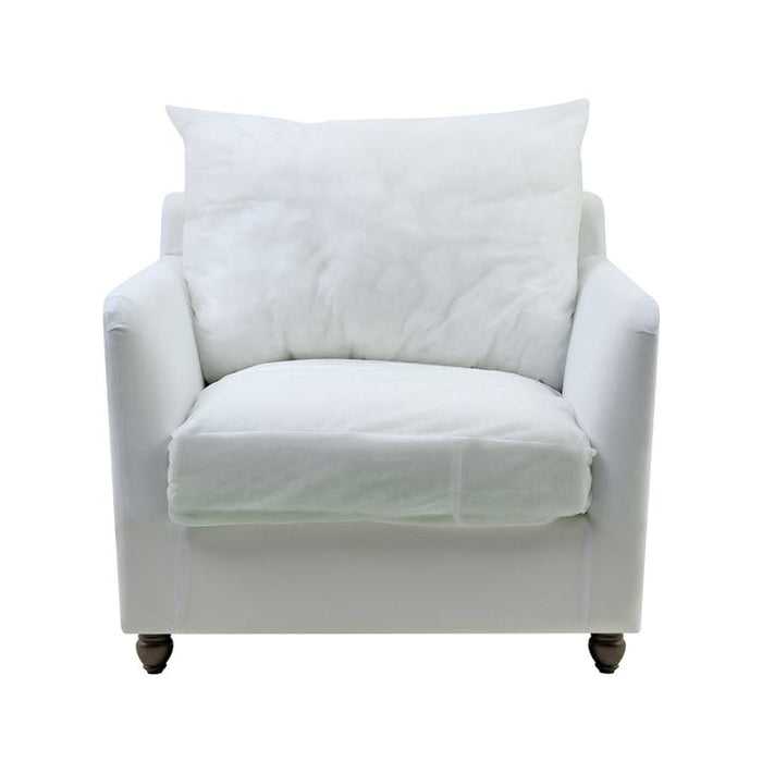 Noosa Hamptons Armchair Cushion Inserts White - OWFL0226-1