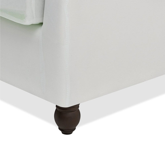 Noosa Hamptons 2 Seat Sofa Base & Cushion Inserts Naked White - OWFL0226-2
