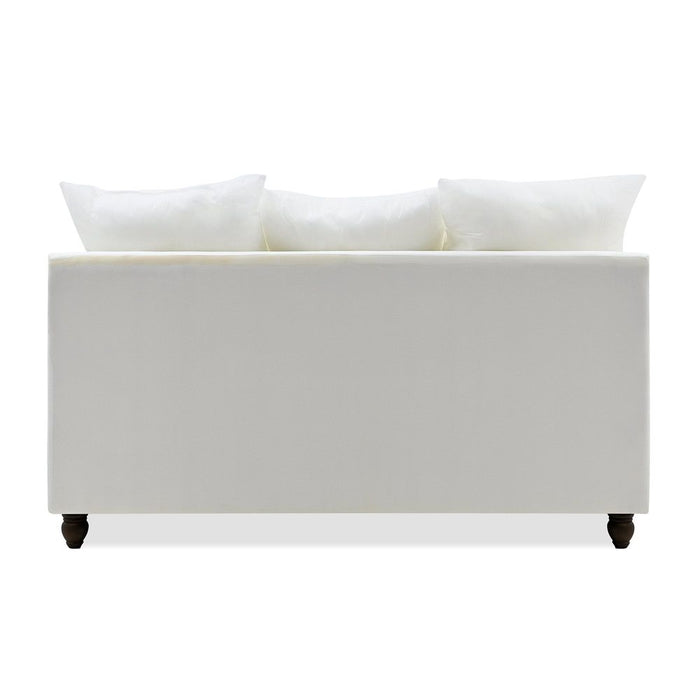 Noosa Hamptons 2 Seat Sofa Base & Cushion Inserts Naked White - OWFL0226-2