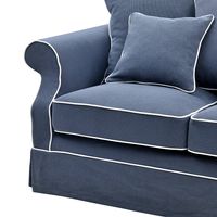 Avalon Hamptons 2 Sofa Seat Slip Cover Navy - OWFL0302NV-2C
