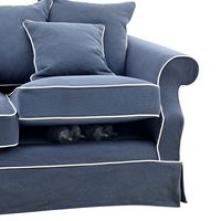 Avalon Hamptons 2 Sofa Seat Slip Cover Navy - OWFL0302NV-2C