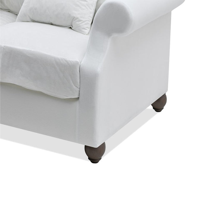 Avalon Hamptons 2 Seat Sofa Naked Base White - OWFL0302BASE2