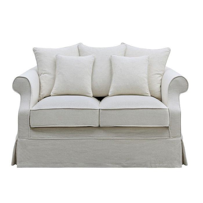 Avalon Hamptons 2 Seat Sofa Naked Base White - OWFL0302BASE2