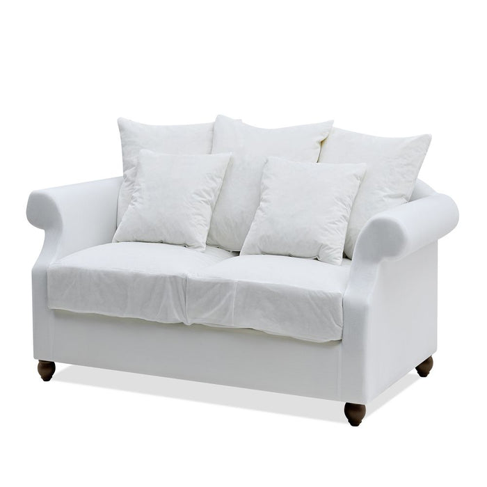 Avalon Hamptons 2 Seat Sofa Naked Base White - OWFL0302BASE2