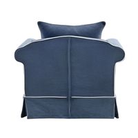 Avalon Hamptons Armchair Seat Slip Cover Navy - OWFL0302NV-1C