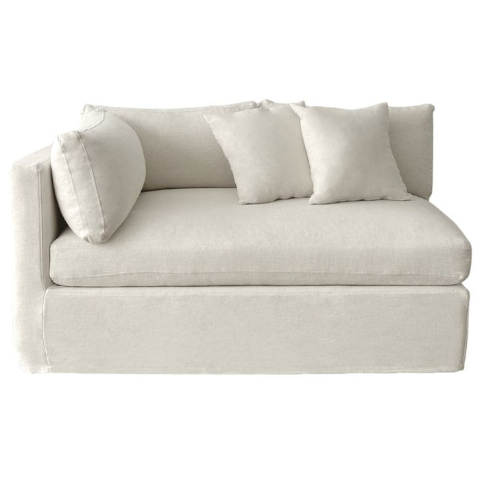 Marbella Modular Sofa Seat Slip Cover Ivory - OWFL0400IV-CA