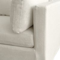 Marbella Modular Sofa Seat Slip Cover Ivory - OWFL0400IV-CB