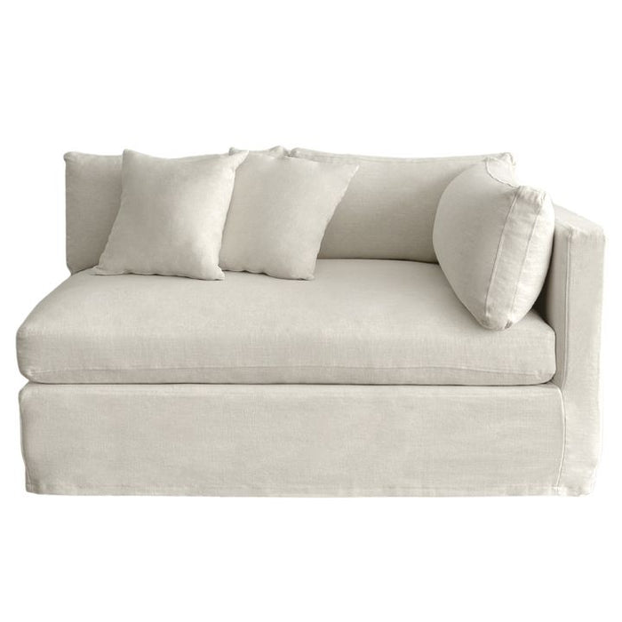 Marbella Modular Sofa Seat Slip Cover Ivory - OWFL0400IV-CB
