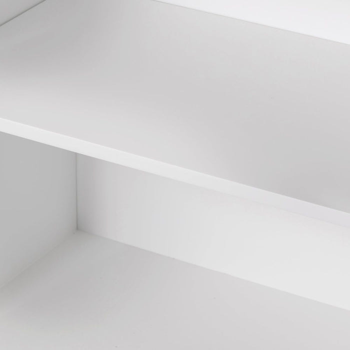 Sorrento Large Glass Door Hamptons Cabinet White - OWFV0013