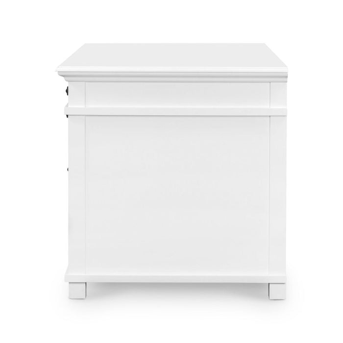 Sorrento Solid Pine Desk White - OWFV0026