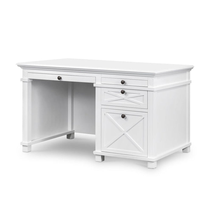 Sorrento Solid Pine Desk White - OWFV0026