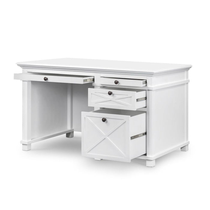 Sorrento Solid Pine Desk White - OWFV0026