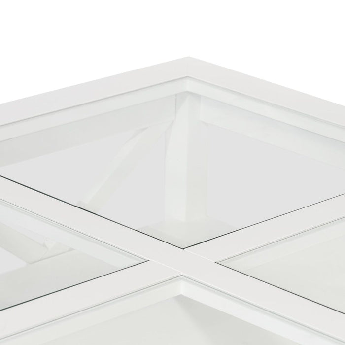 Sorrento Hamptons Square Coffee Table White - OWFV0020