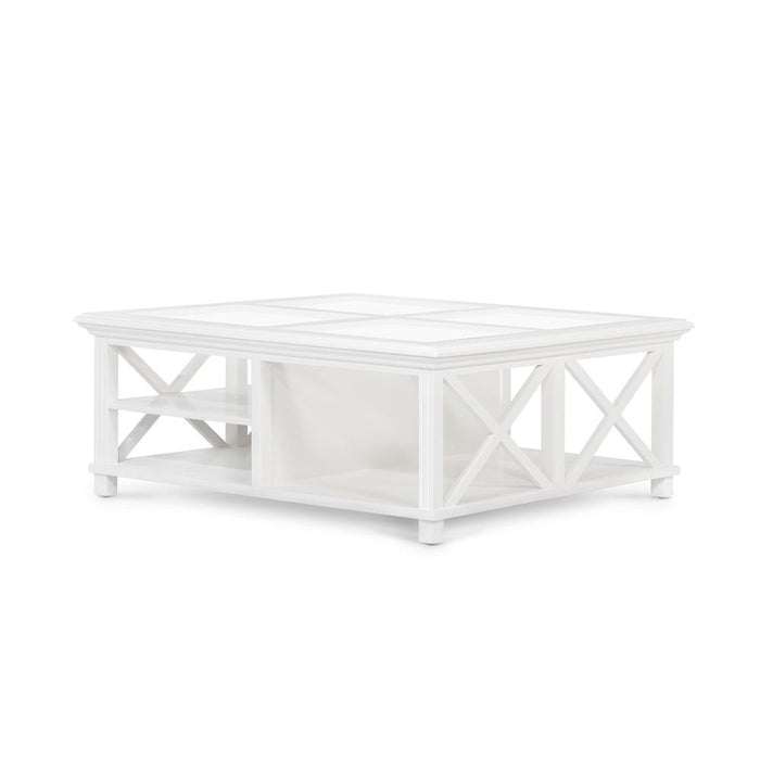 Sorrento Hamptons Square Coffee Table White - OWFV0020