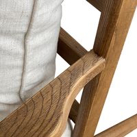 Cushions Linen Blend Timber chair Natural - OWFX0004G