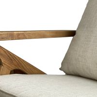 Cushions Linen Blend Timber chair Natural - OWFX0004G