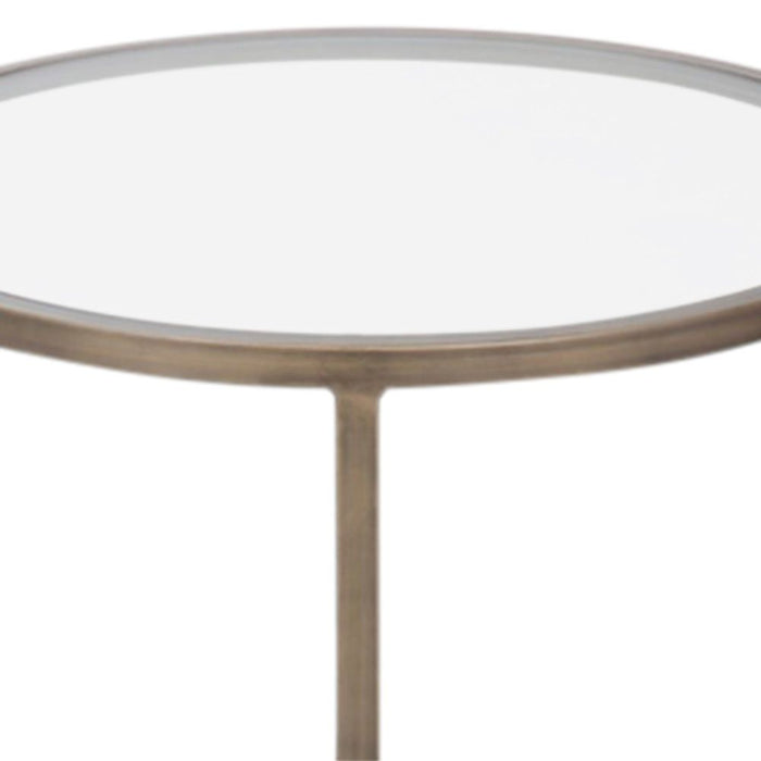 Palladium Side Table Brass - OWMF0041
