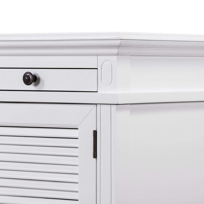 West Beach Timber Desk White - OWWB1026