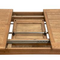 Balmoral Extendable Oakwood Dining Table Natural - OWFC0040