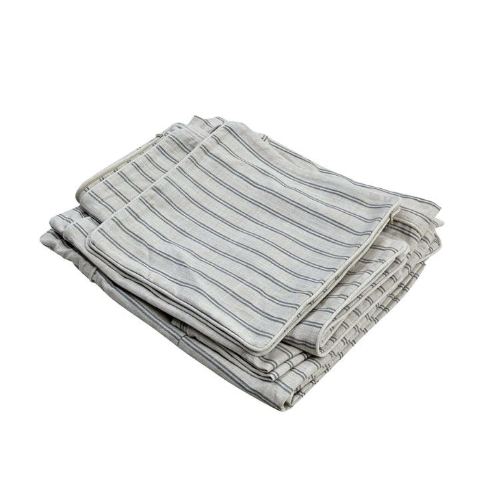 Avalon Hamptons Armchair Cloud Stripe Slip Cover Grey - OWFL0302CS-1C