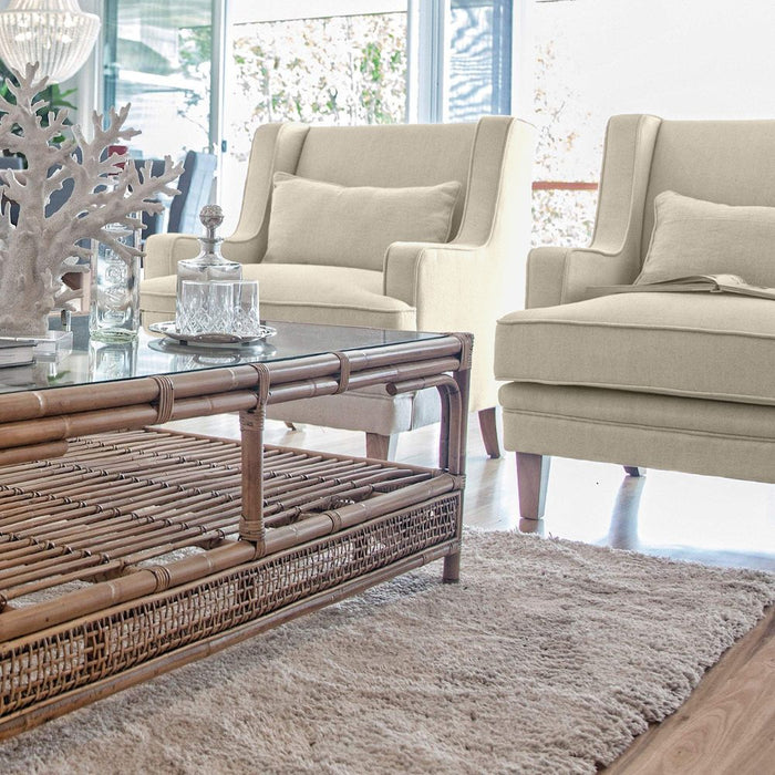 Bondi Hamptons Armchair Beige - OWFL0227B-1
